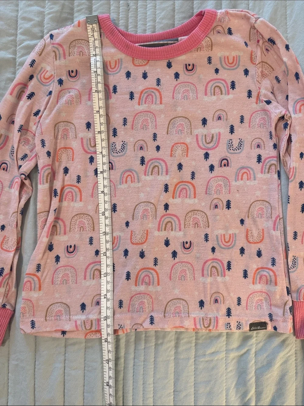 Eddie Bauer Pink Rainbow Pajamas